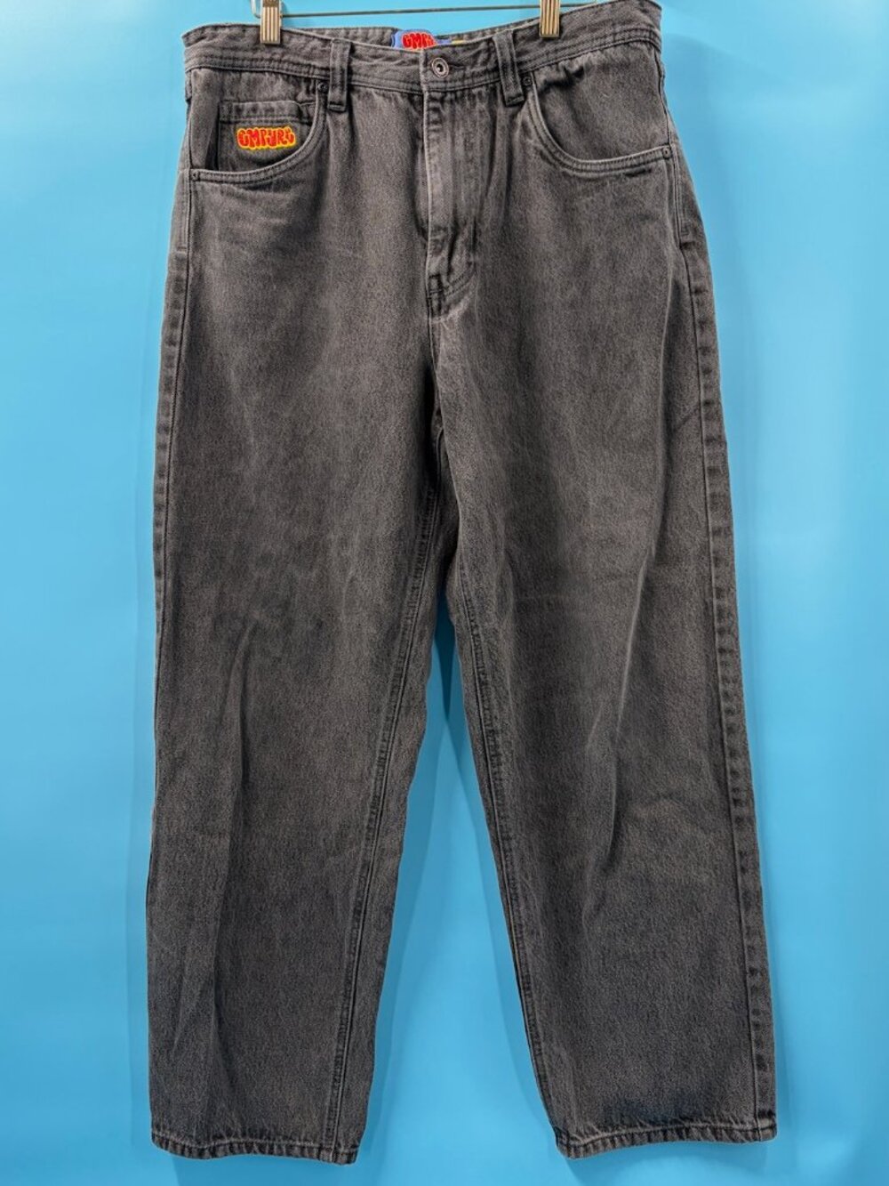 Empyre Jeans Mens 34x29 Black Baggy Streetwear Hip Hop Rap Skater Grunge 90s Y2K